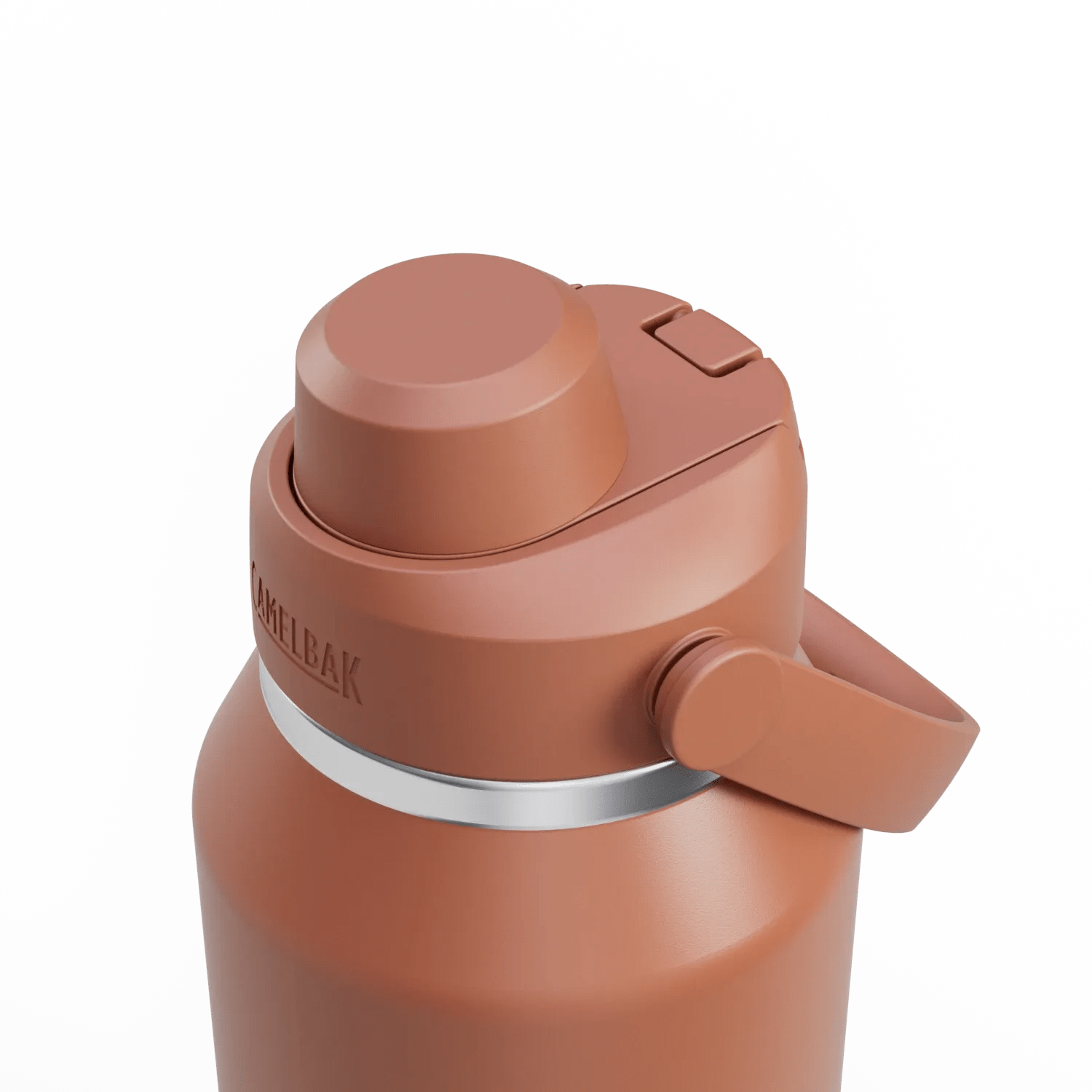 Camelbak Thrive Chug 600ml Bottle, Insulated Stainless Steel - Sierra Red - Thermos Bottle - Large Drink Bottle