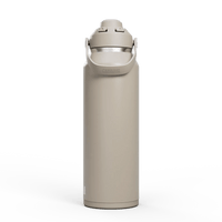 Camelbak Thrive Chug 600ml Bottle, Insulated Stainless Steel - Stone - Thermos Bottle - Large Drink Bottle