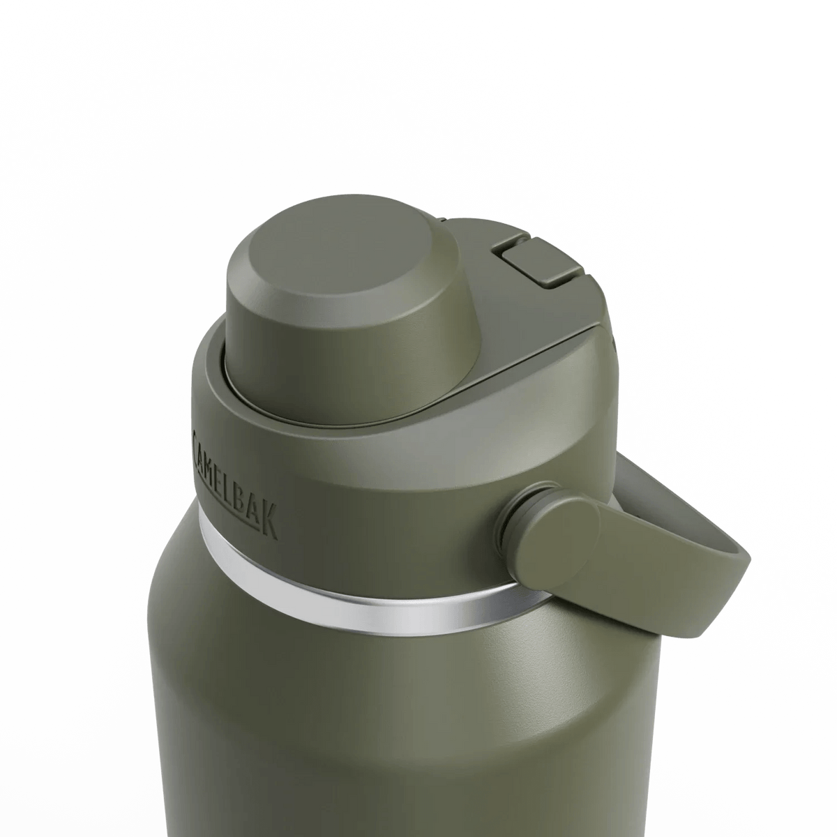 Camelbak Thrive Chug 750ml Bottle, Insulated Stainless Steel - Moss - Thermos Bottle - Large Drink Bottle