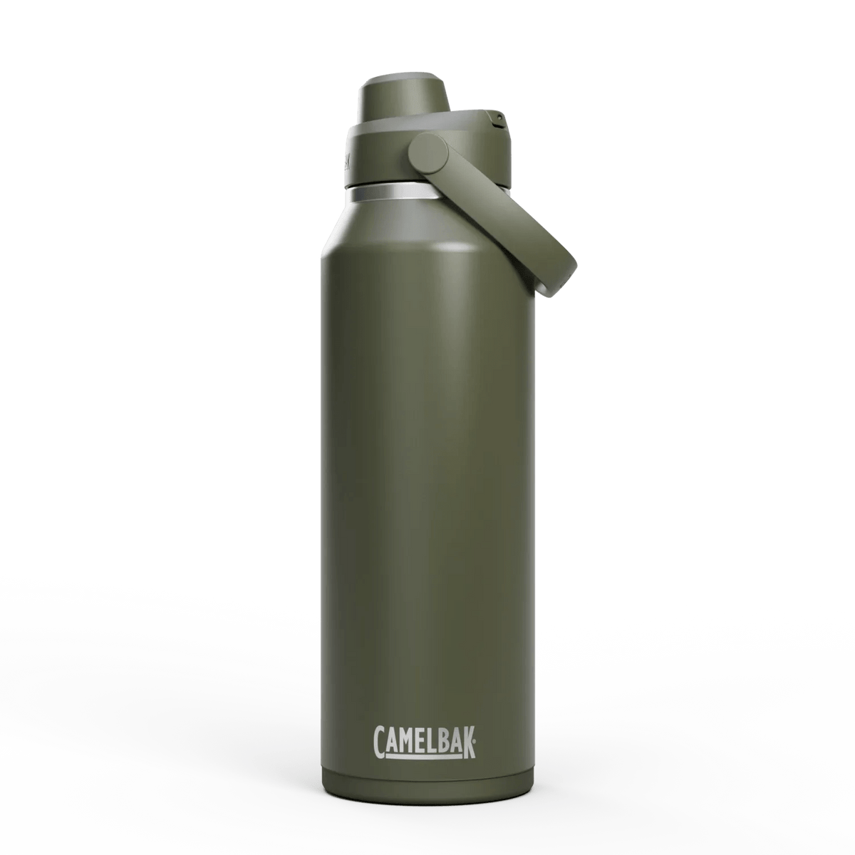 Camelbak Thrive Chug 750ml Bottle, Insulated Stainless Steel - Moss - Thermos Bottle - Large Drink Bottle