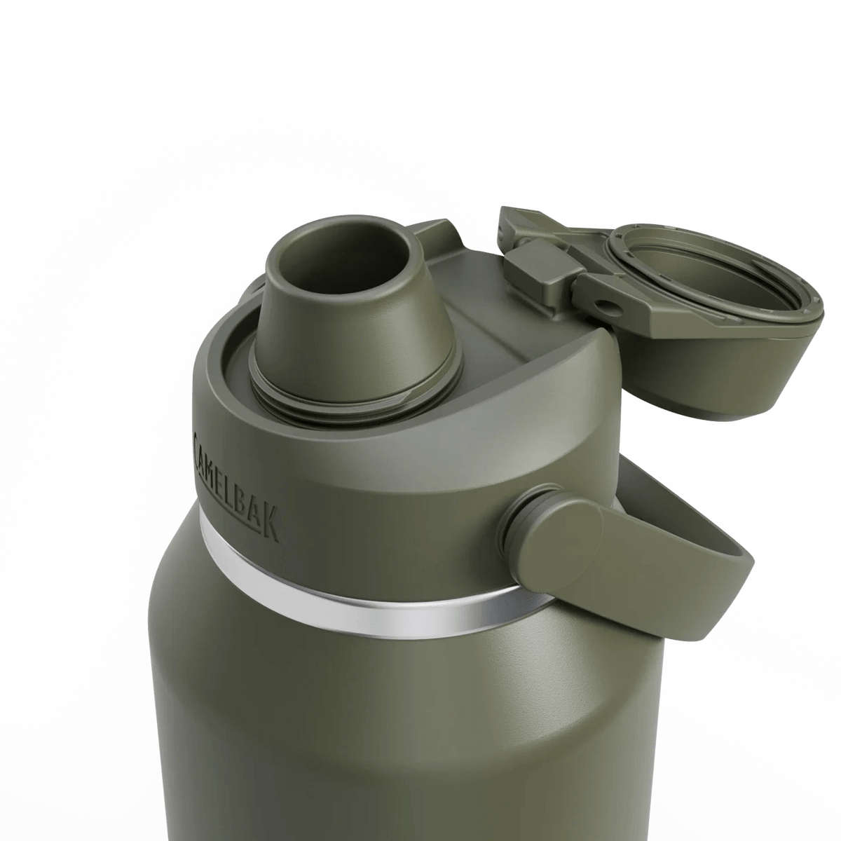 Camelbak Thrive Chug 750ml Bottle, Insulated Stainless Steel - Moss - Thermos Bottle - Large Drink Bottle