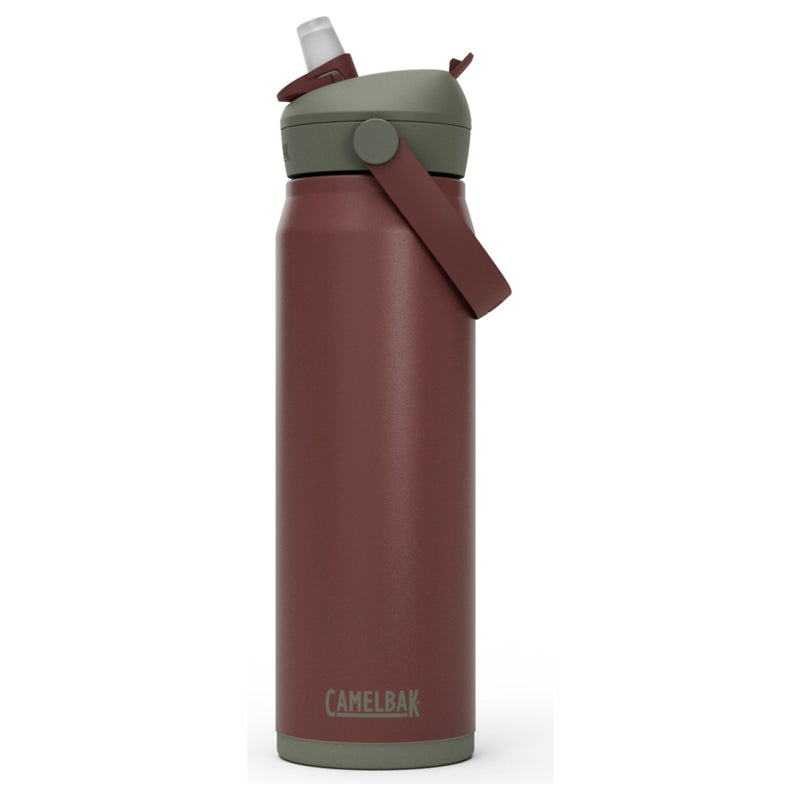 Camelbak Thrive Flip Straw 750ml Bottle, Insulated Stainless Steel - Burnt Umber - Thermos Bottle - Large Drink Bottle