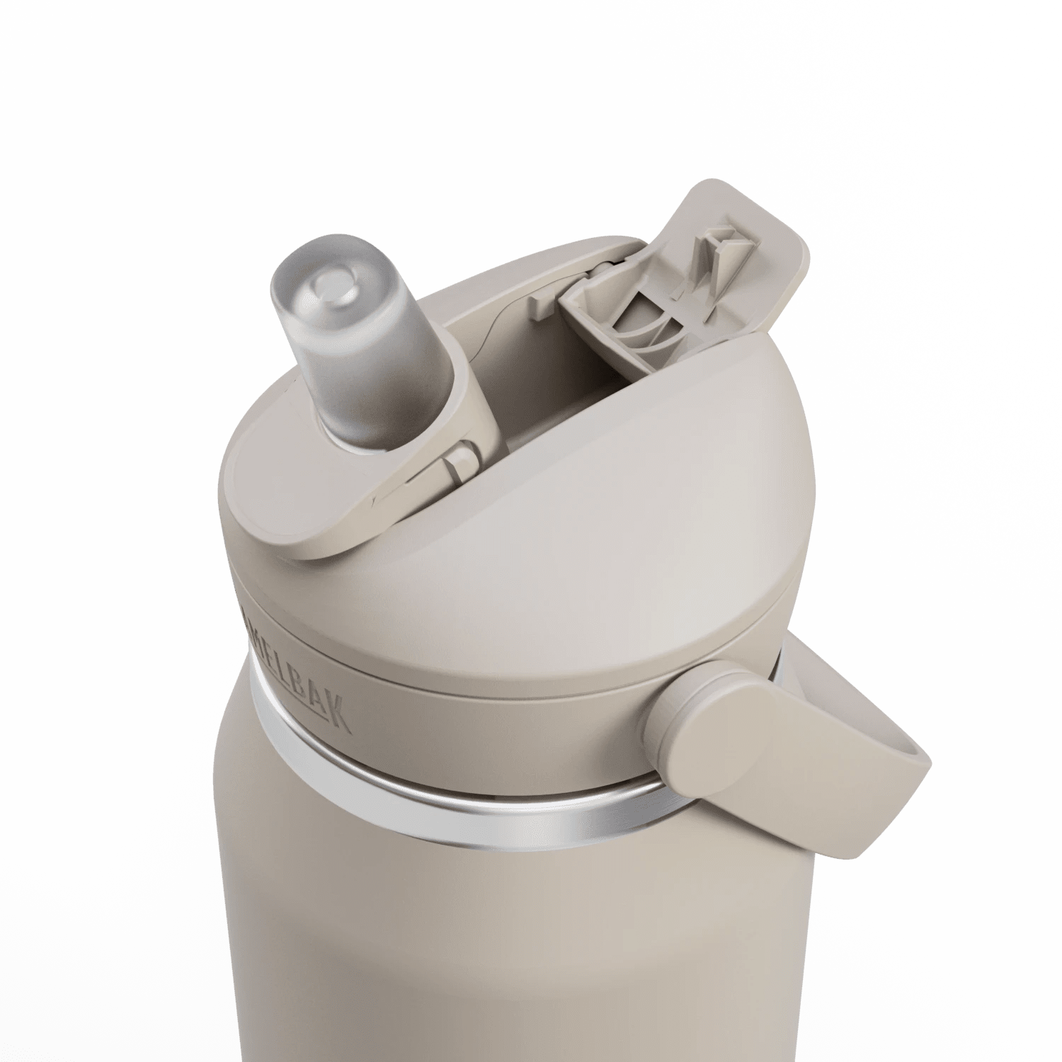 Shop Camelbak Thrive Flip Straw 750ml Bottle, Insulated Stainless Steel - Stone NZ | Premium Thermos Bottle for School Kids