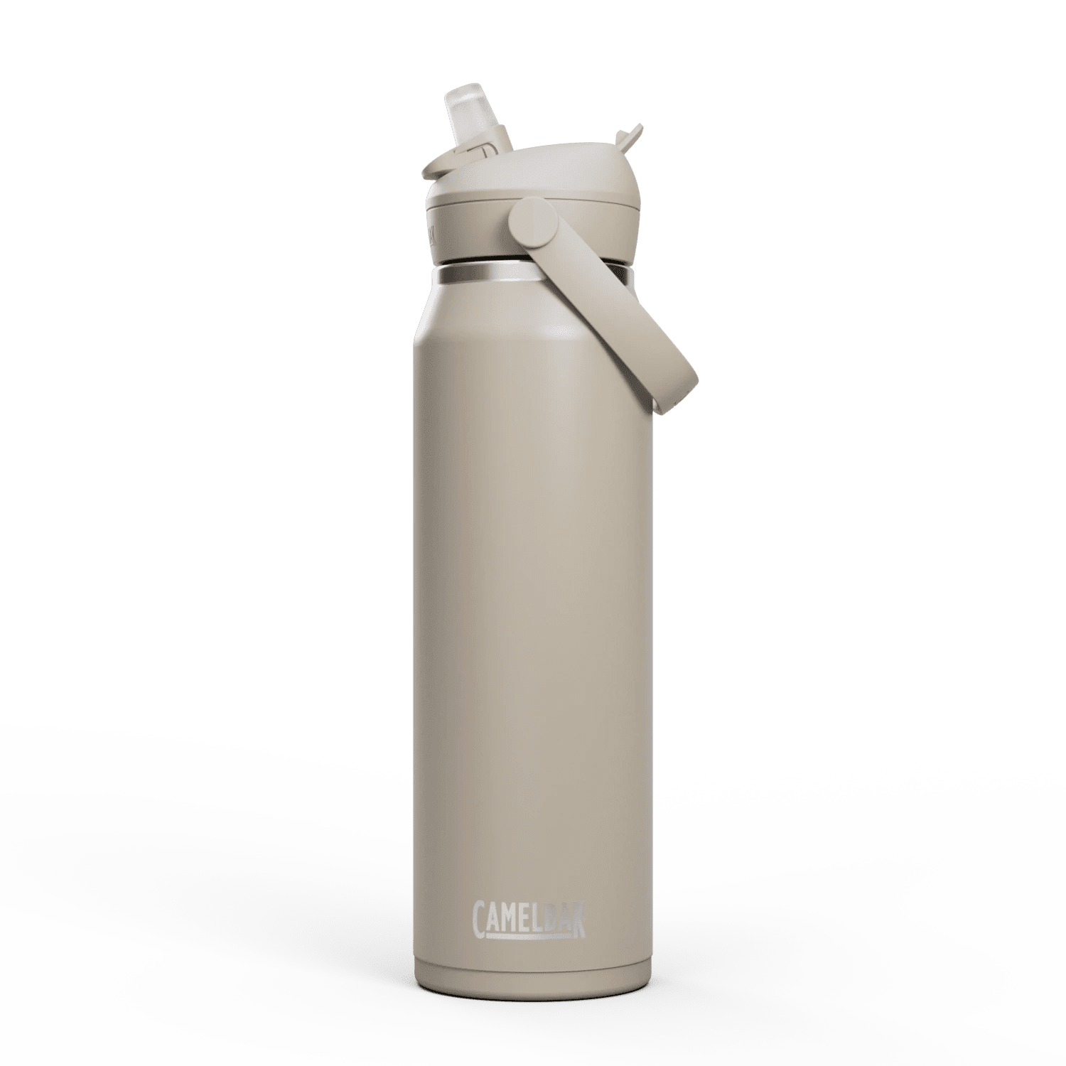 Shop Camelbak Thrive Flip Straw 750ml Bottle, Insulated Stainless Steel - Stone NZ | Premium Thermos Bottle for School Kids