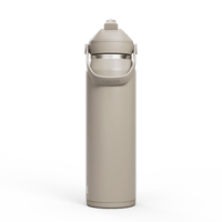 Shop Camelbak Thrive Flip Straw 750ml Bottle, Insulated Stainless Steel - Stone NZ | Premium Thermos Bottle for School Kids