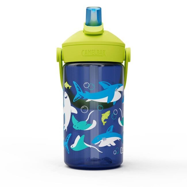 Camelbak Thrive Flip Straw Kids 400ml Water Bottle - Sharks and Rays - Water Bottle - sale Small Drink Bottle