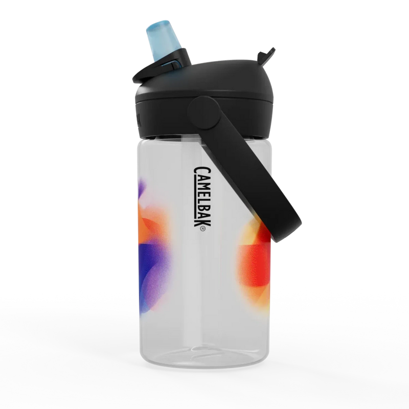 CamelBak Thrive Kids Flip Straw Water Bottle 400ml - Golden Hour Water Bottle for kids