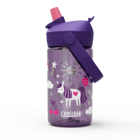 Shop CamelBak Thrive Kids Flip Straw Water Bottle 400ml - Unicorn Party NZ | Premium Water Bottle for School Kids
