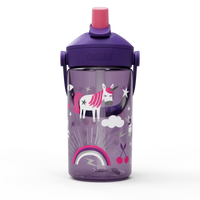 Shop CamelBak Thrive Kids Flip Straw Water Bottle 400ml - Unicorn Party NZ | Premium Water Bottle for School Kids
