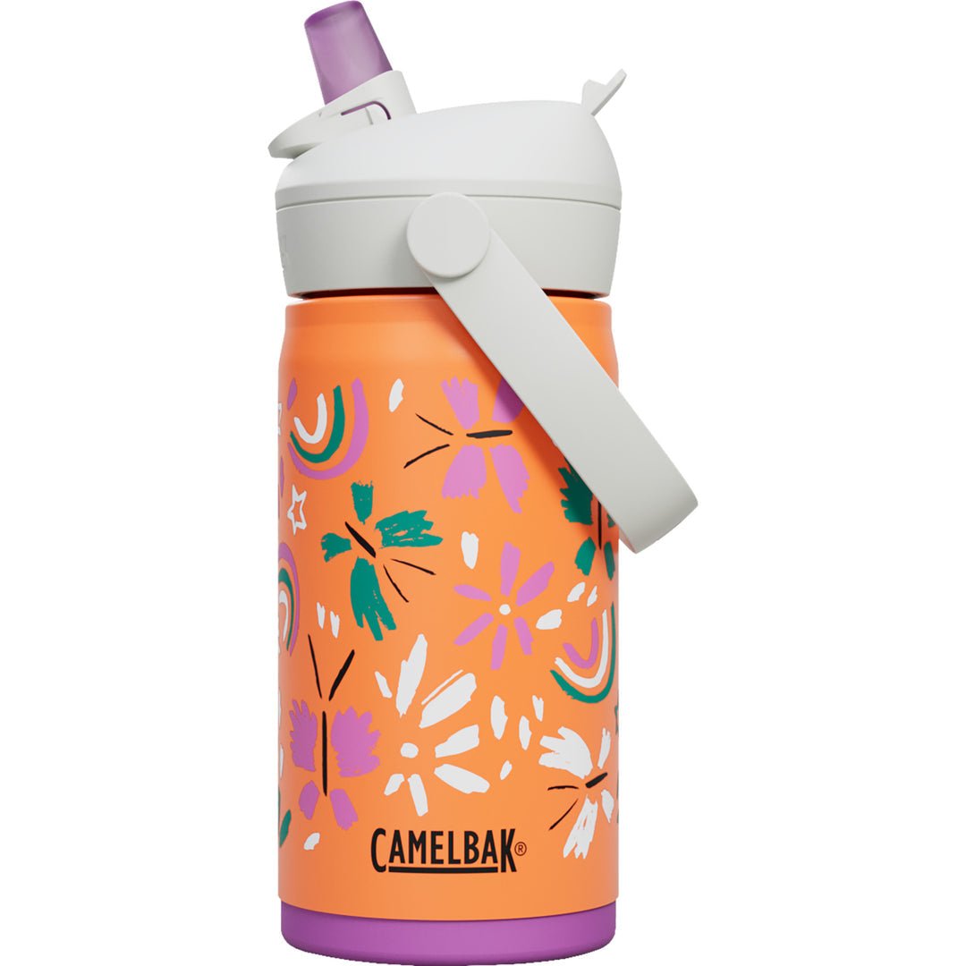 Camelbak Thrive Flip Straw Kids Insulated Stainless Steel - Butterfly Rainbow - Thermos Bottle - Insulated Drink Bottles