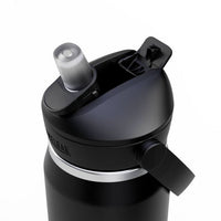Camelbak Thrive Flip Straw 750ml Bottle, Insulated Stainless Steel - Black - Thermos Bottle - Insulated Drink Bottles