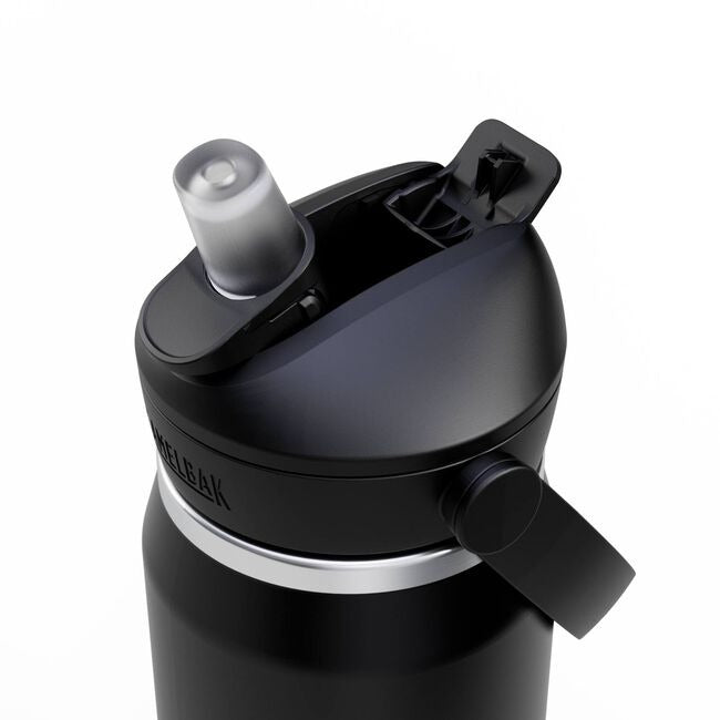 Camelbak Thrive Flip Straw 750ml Bottle, Insulated Stainless Steel - Black - Thermos Bottle - Insulated Drink Bottles