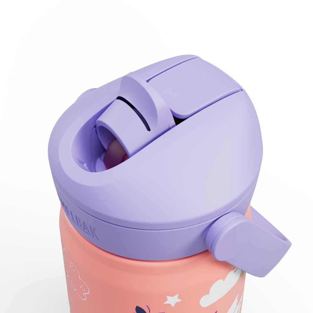 Camelbak Thrive Flip Straw Kids Insulated Stainless Steel - Magic Unicorns - Thermos Bottle - Insulated Drink Bottles