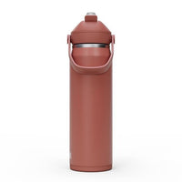 Camelbak Thrive Flip Straw 750ml Bottle, Insulated Stainless Steel - Sierra Red - Thermos Bottle - Insulated Drink Bottles