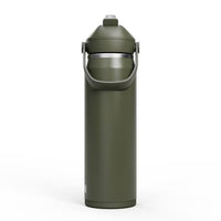 Camelbak Thrive Flip Straw 750ml Bottle, Insulated Stainless Steel - Moss - Thermos Bottle - Insulated Drink Bottles