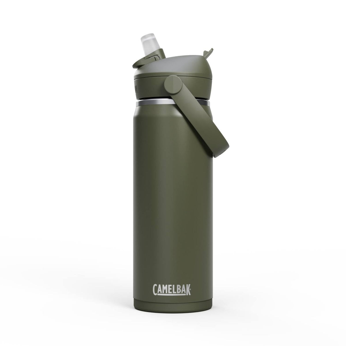 Camelbak Thrive Flip Straw 600ml Bottle, Insulated Stainless Steel - Moss - HYPHEN KIDS