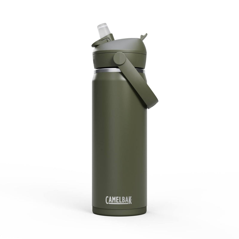 Camelbak Thrive Flip Straw 600ml Bottle, Insulated Stainless Steel - Moss - HYPHEN KIDS