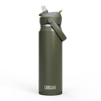 Camelbak Thrive Flip Straw 750ml Bottle, Insulated Stainless Steel - Moss - Thermos Bottle - Insulated Drink Bottles