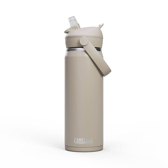 Camelbak Thrive Flip Straw 600ml Bottle, Insulated Stainless Steel - Stone - HYPHEN KIDS
