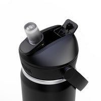 Camelbak Thrive Flip Straw 600ml Bottle, Insulated Stainless Steel - Black - Thermos Bottle - Insulated Drink Bottles