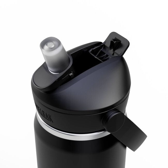 Camelbak Thrive Flip Straw 600ml Bottle, Insulated Stainless Steel - Black - HYPHEN KIDS