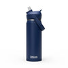 Camelbak Thrive Flip Straw 600ml Bottle, Insulated Stainless Steel - Navy - Thermos Bottle - Insulated Drink Bottles