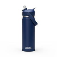 Camelbak Thrive Flip Straw 600ml Bottle, Insulated Stainless Steel - Navy - Thermos Bottle - Insulated Drink Bottles