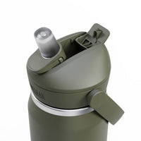 Camelbak Thrive Flip Straw 750ml Bottle, Insulated Stainless Steel - Moss - Thermos Bottle - Insulated Drink Bottles
