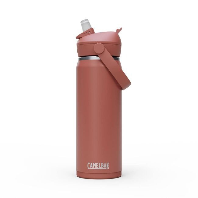 Camelbak Thrive Flip Straw 600ml Bottle, Insulated Stainless Steel - Sierra Red - HYPHEN KIDS