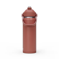 Camelbak Thrive Flip Straw 600ml Bottle, Insulated Stainless Steel - Sierra Red - Thermos Bottle - Insulated Drink Bottles