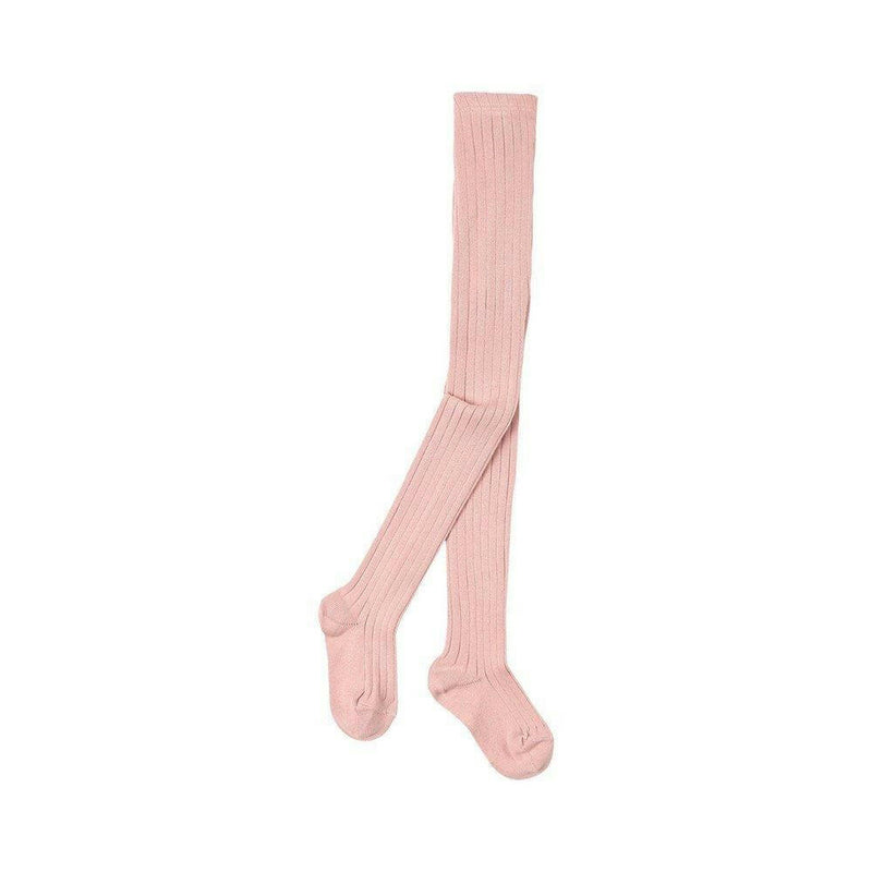 CONDOR Basic Rib Tights (526) Pale Pink - HYPHEN KIDS