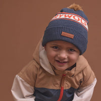 Shop Crywolf Alpine Beanie Indigo NZ | Premium Hats for School Kids