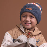 Shop Crywolf Alpine Beanie Indigo NZ | Premium Hats for School Kids