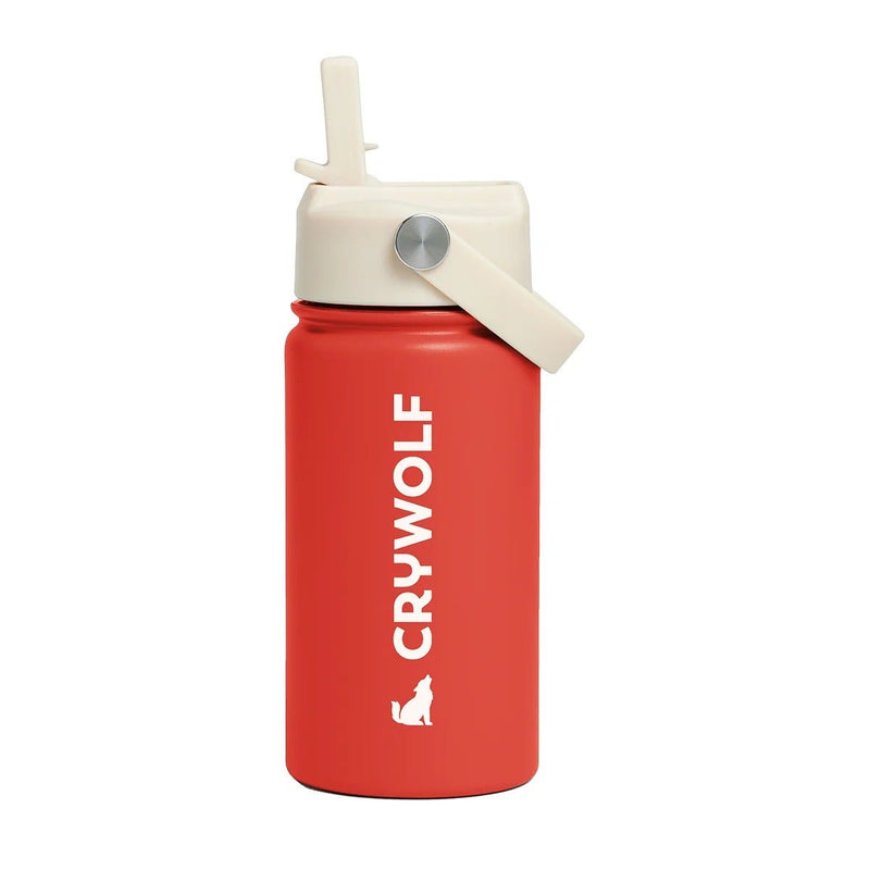 Crywolf Drink Bottle (400ml) - Lucky Red – Thermos Bottle NZ | Hyphen Kids