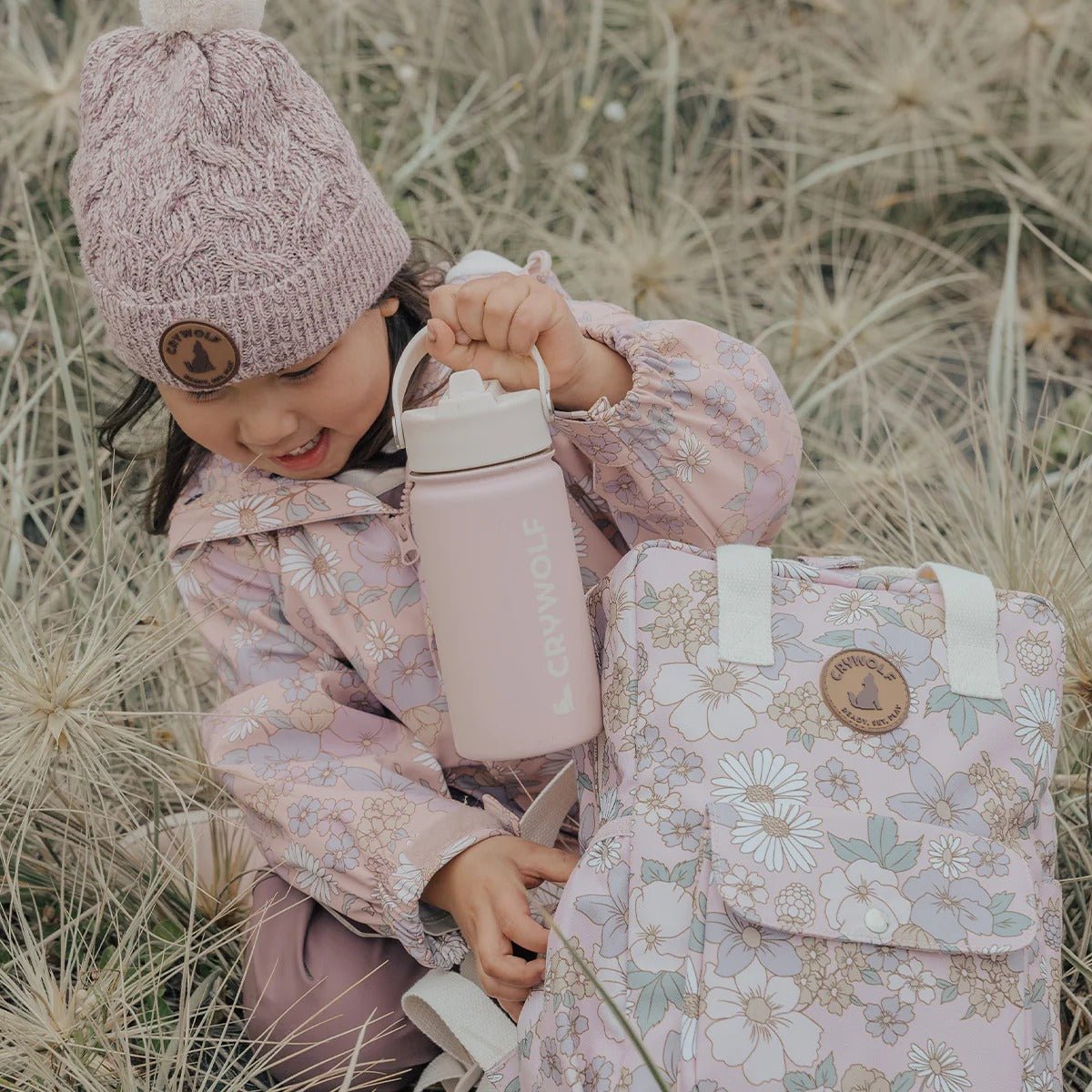 Crywolf Drink Bottle Blush - Thermos Bottle - Medium Drink Bottle