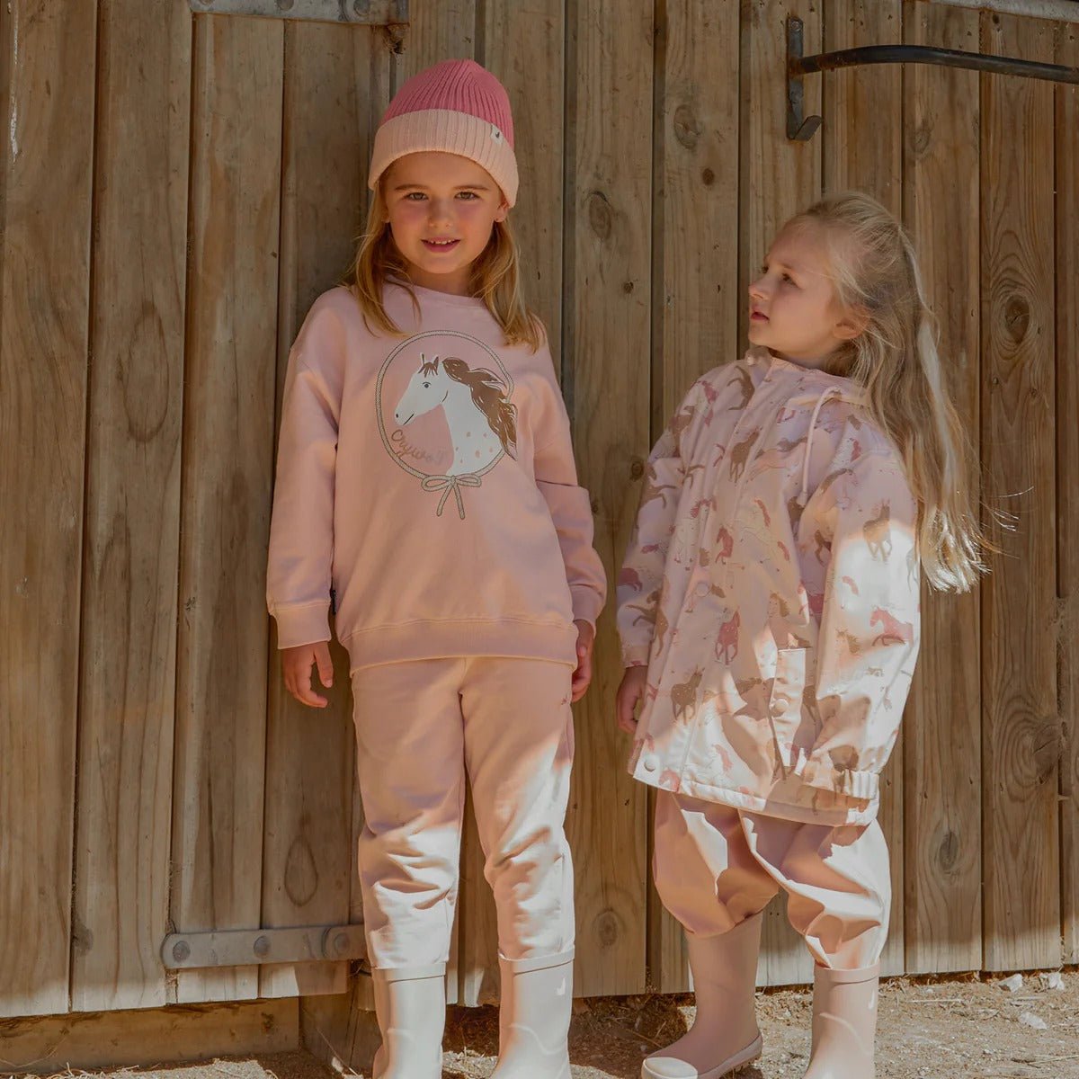 Crywolf Explorer Jacket Blush Ponies Rain Jacket for kids