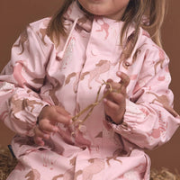 Crywolf Explorer Jacket Blush Ponies Rain Jacket for kids
