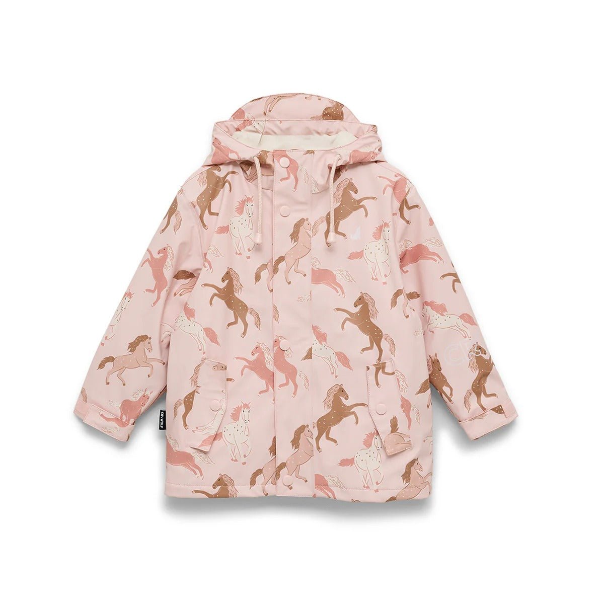 Crywolf Explorer Jacket Blush Ponies Rain Jacket for kids
