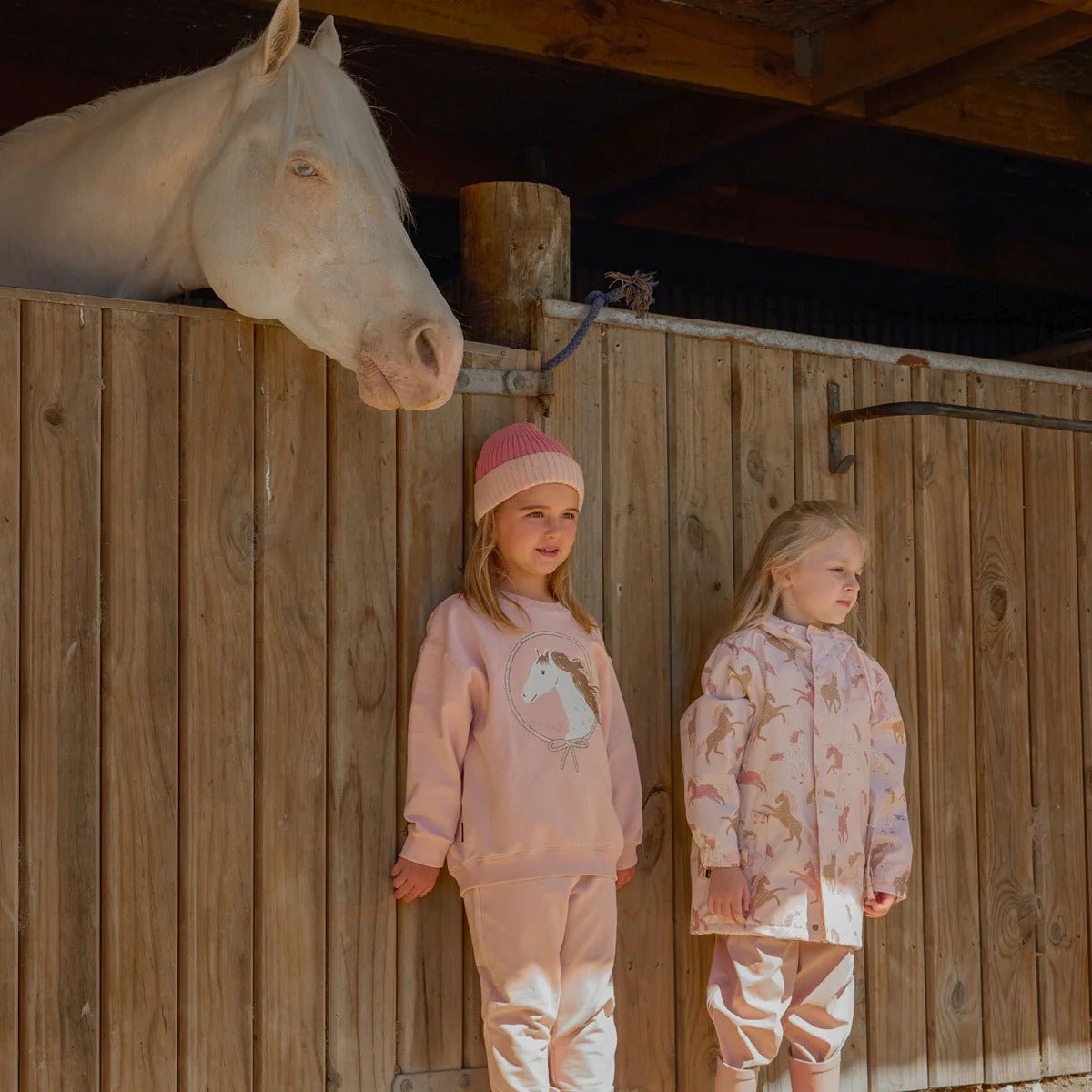 Crywolf Explorer Jacket Blush Ponies Rain Jacket for kids