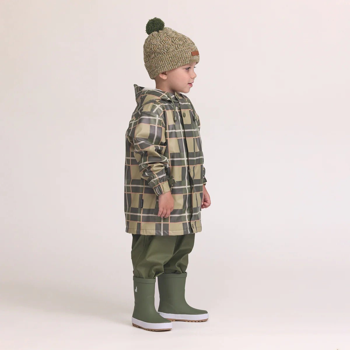 Crywolf Explorer Jacket Field Plaid Rain Jacket for kids
