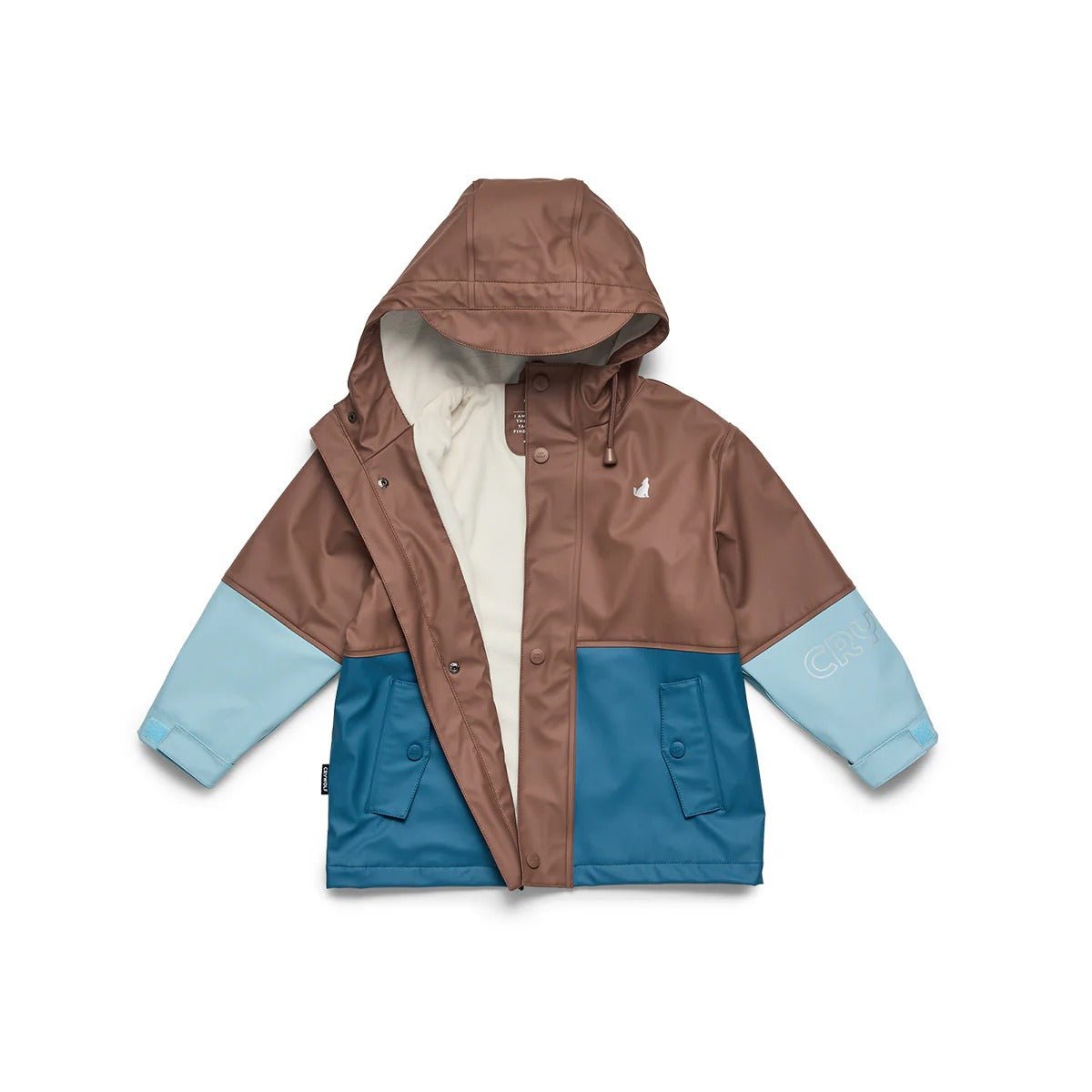 Shop Crywolf Explorer Jacket Pinecone NZ | Premium Rain Jacket for School Kids