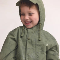 Crywolf Magic Jacket Olive Rope Rain Jacket for kids