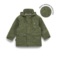 Crywolf Magic Jacket Olive Rope Rain Jacket for kids