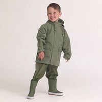 Crywolf Magic Jacket Olive Rope Rain Jacket for kids