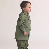 Crywolf Magic Jacket Olive Rope Rain Jacket for kids