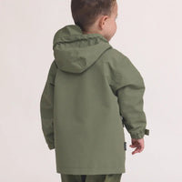 Crywolf Magic Jacket Olive Rope Rain Jacket for kids