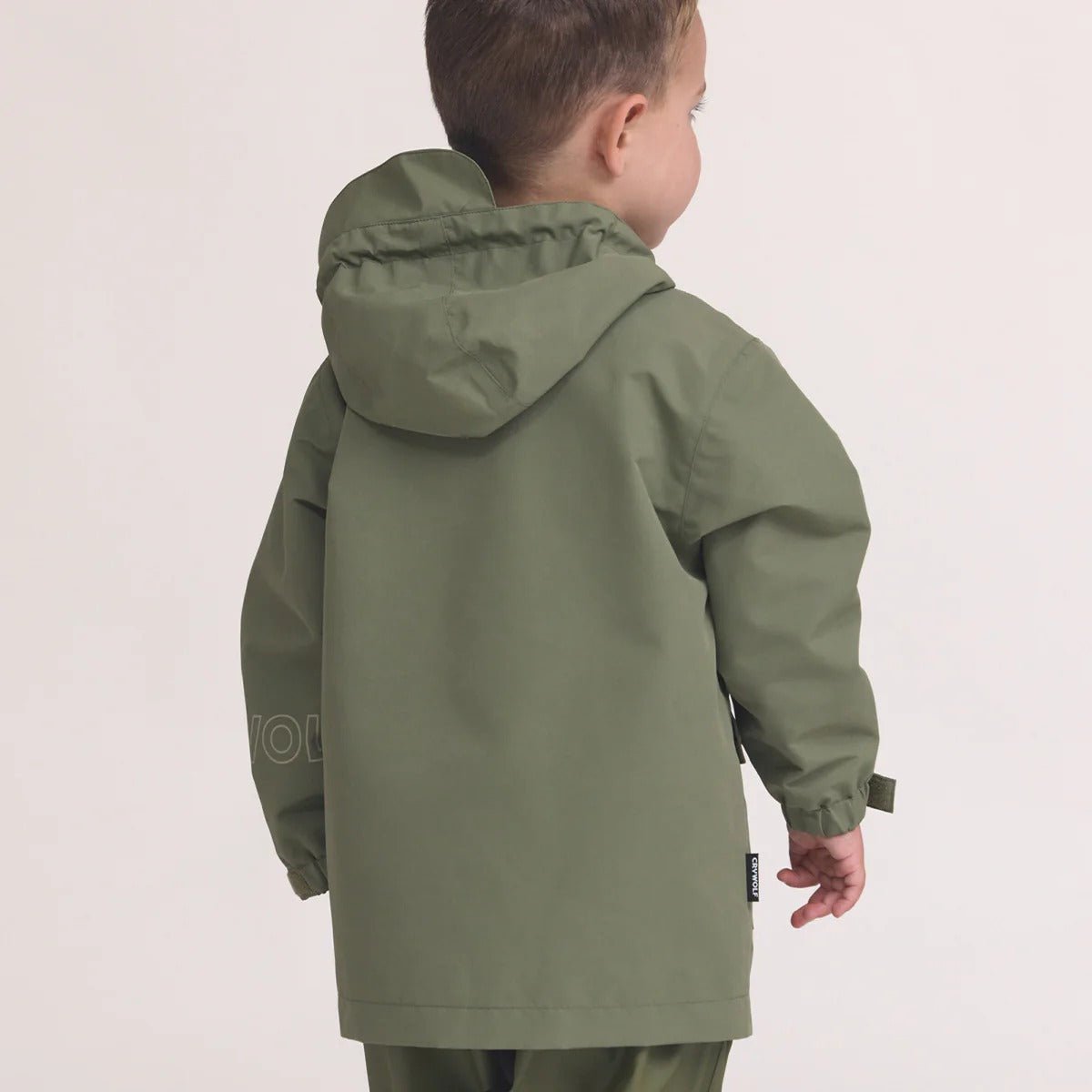 Crywolf Magic Jacket Olive Rope Rain Jacket for kids