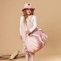 Crywolf Packable Duffel Bag 50L for Kids - Blush Colourblock – Bags NZ | Hyphen Kids