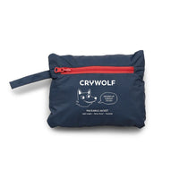 Crywolf Packable Jacket Ash Colourblock - Rain Jacket - April