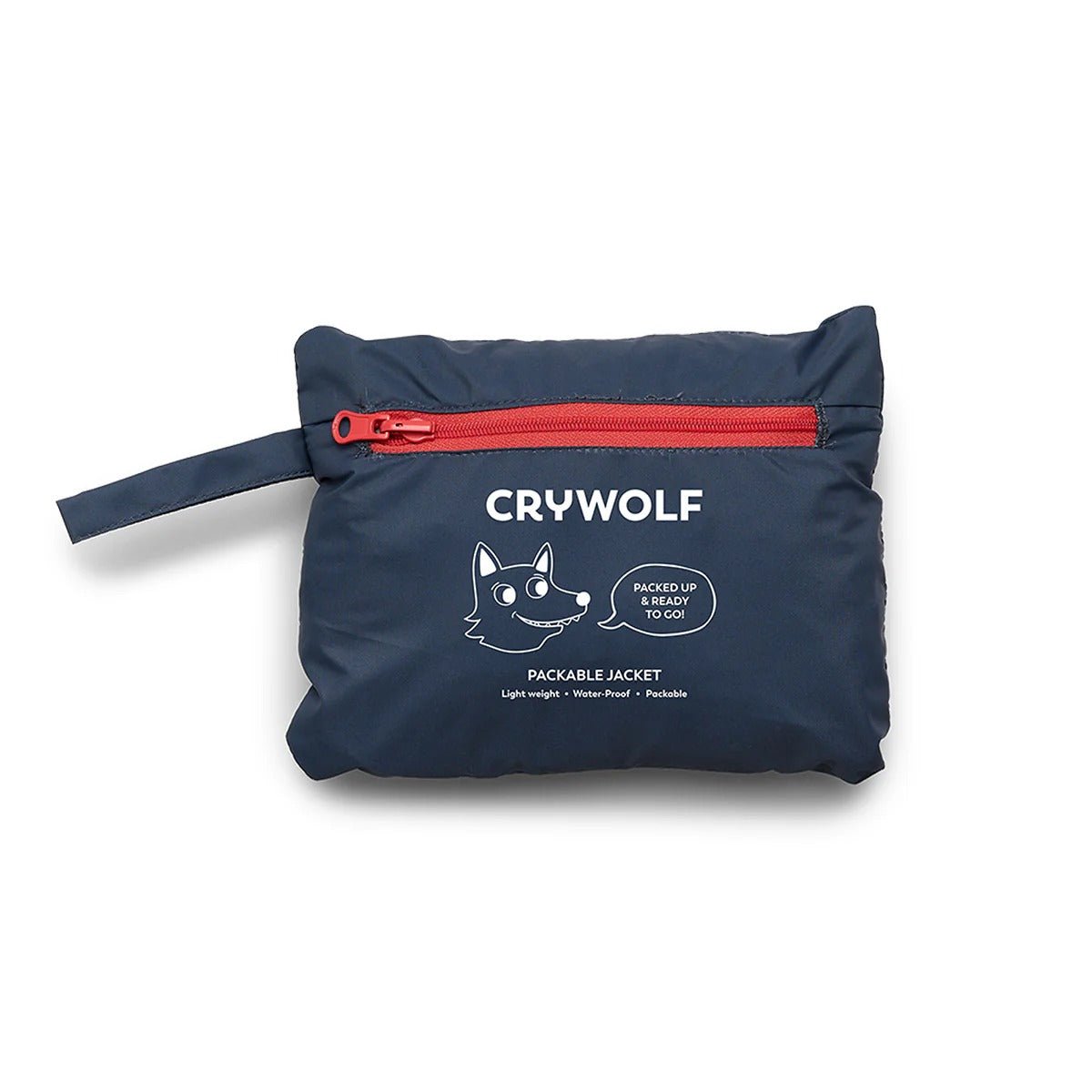 Crywolf Packable Jacket Ash Colourblock - Rain Jacket - April